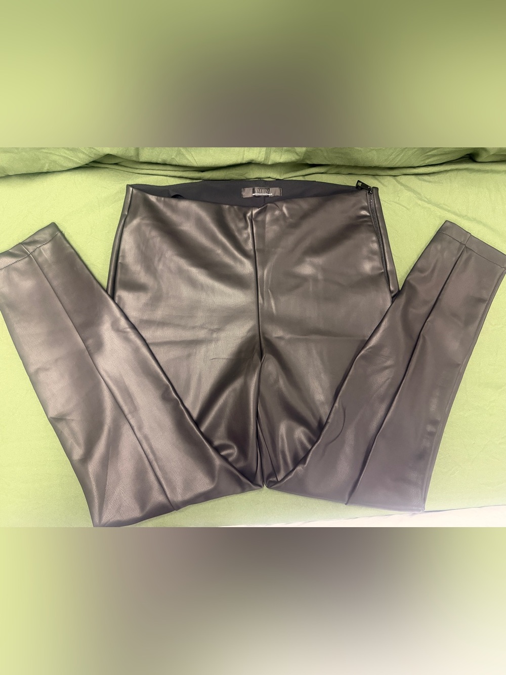 White House Black Market Faux Leather Leggings - Black